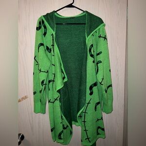 Hot topic oogie boogie cardigan